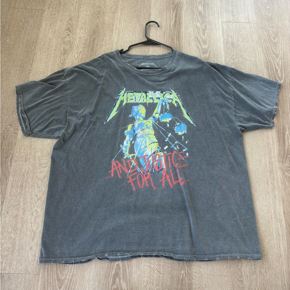 Metallica '...And Justice for All' Black Graphic Tee